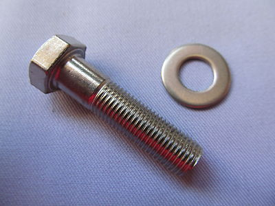 06-0599S Norton Commando 3/8'' UNF Kickstart Schrauben & Unterlegscheiben X 2 + 2