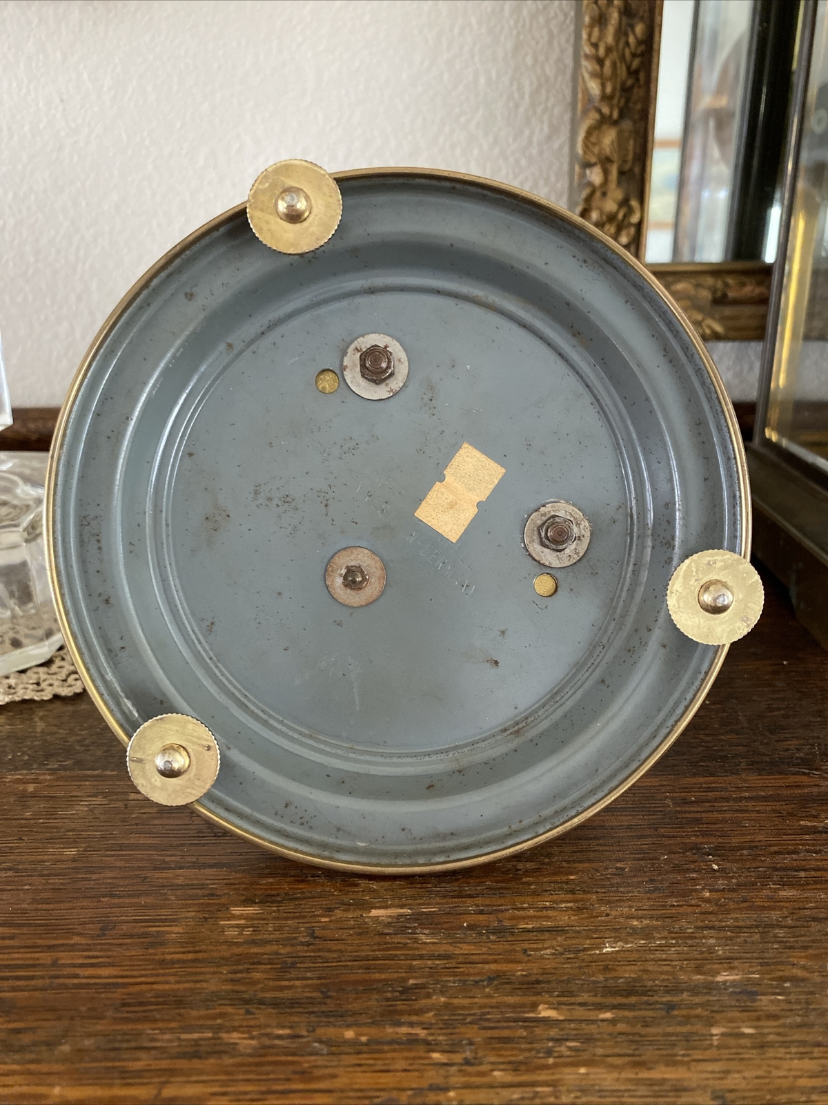 Vintage Welby Kieninger & Obergfell 400 Day Anniversary Torsion Clock Glass Dome eBay