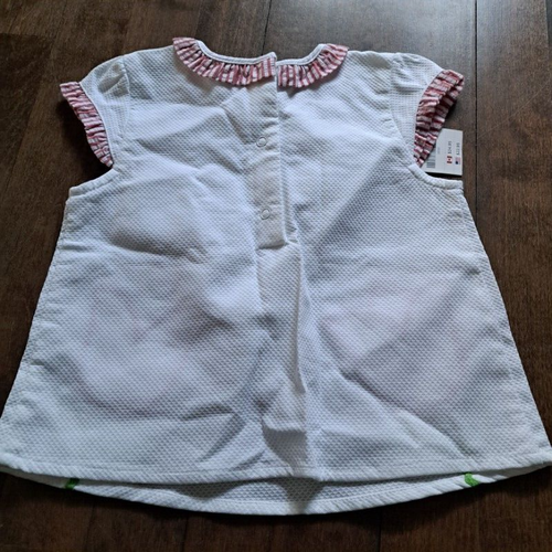 Gymboree bee red tulip flower baby cotton spring top NWT sleeveless 18-14 months - Picture 3 of 4