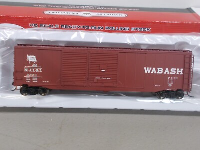 ATLAS ~ WABASH (NJI&I) 50' DOUBLE DOOR BOX CAR # 3331 ~HO SCALE