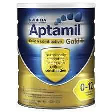 Aptamil Gold+ Colic & Constipation For Babies From Birth to 12 Months 900g - Picture 1 of 1