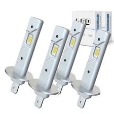 4x H1 LED Headlight Bulbs Conversion Kit High Low Beam Super Bright 6500K White