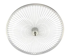 26" Vintage Lowrider Steel Front Wheel 144 Spoke 14g Chrome.