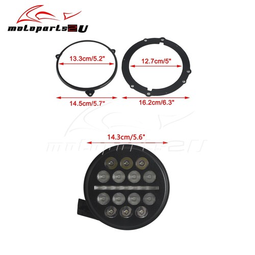 Faro LED con kit de soporte de iluminación para Harley Softail Low Rider FXLRST FXRST - Imagen 2 de 11