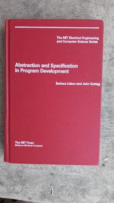 Abstraction & Specification in Program Development Hardcover Very Clean Cond.