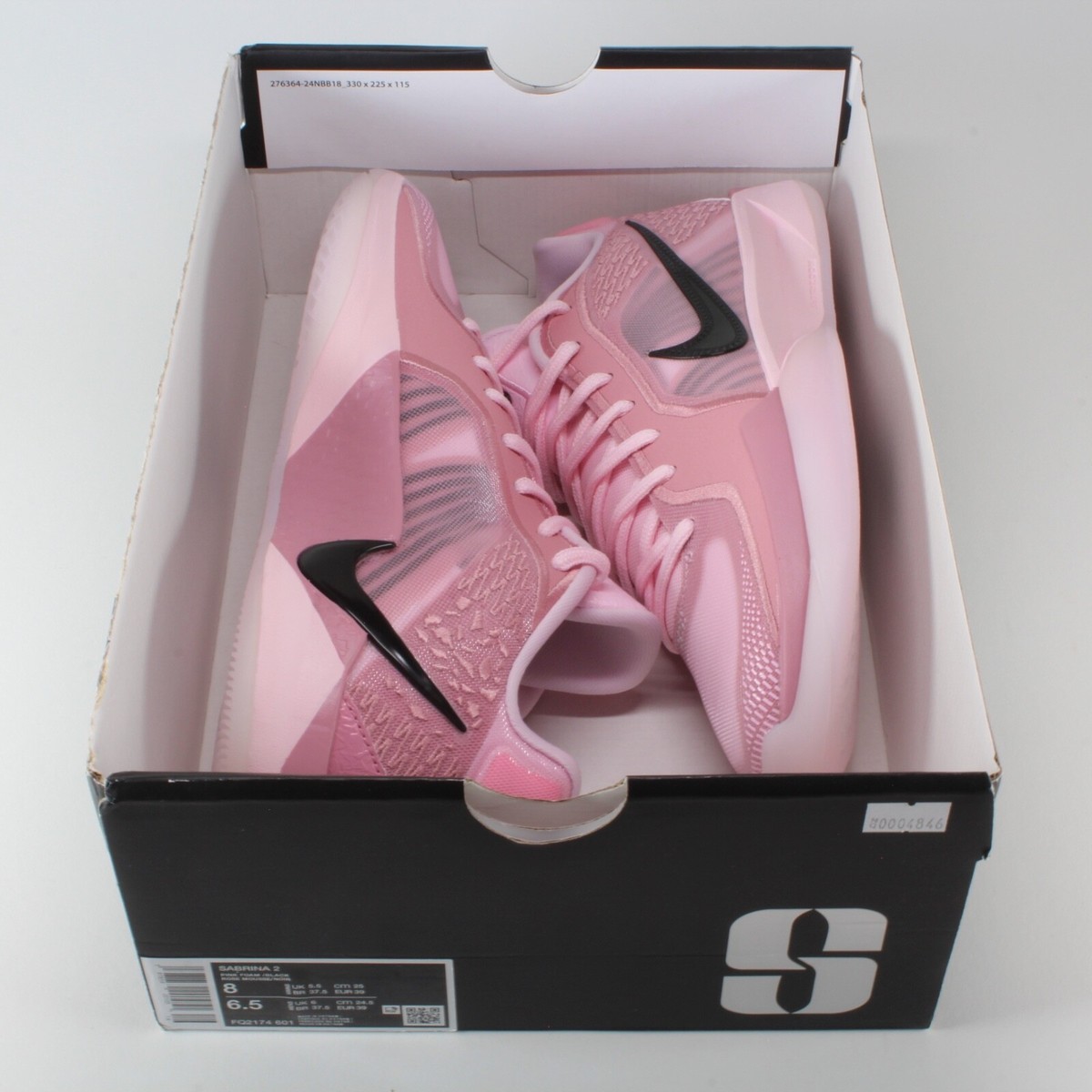 Nike Sabrina 2 'Pink Foam' FQ2174-601 Women's Size 8 / Men's