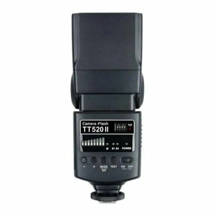 Godox Camera Flash TT520II with Wireless Signal Canon Nikon Pentax Olympus - Image 4 of 4