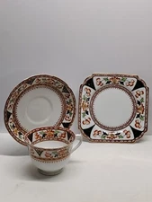 Antique 1920's Redfern & Drakeford Ltd. Bone China Trio FREE SHIPPING!!