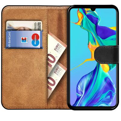 Klapphülle Für Huawei P30 Lite Mit Kartenfächern & Magnetverschluss – Stoßsicher, Blau, Inkl. Freihand-Funktion