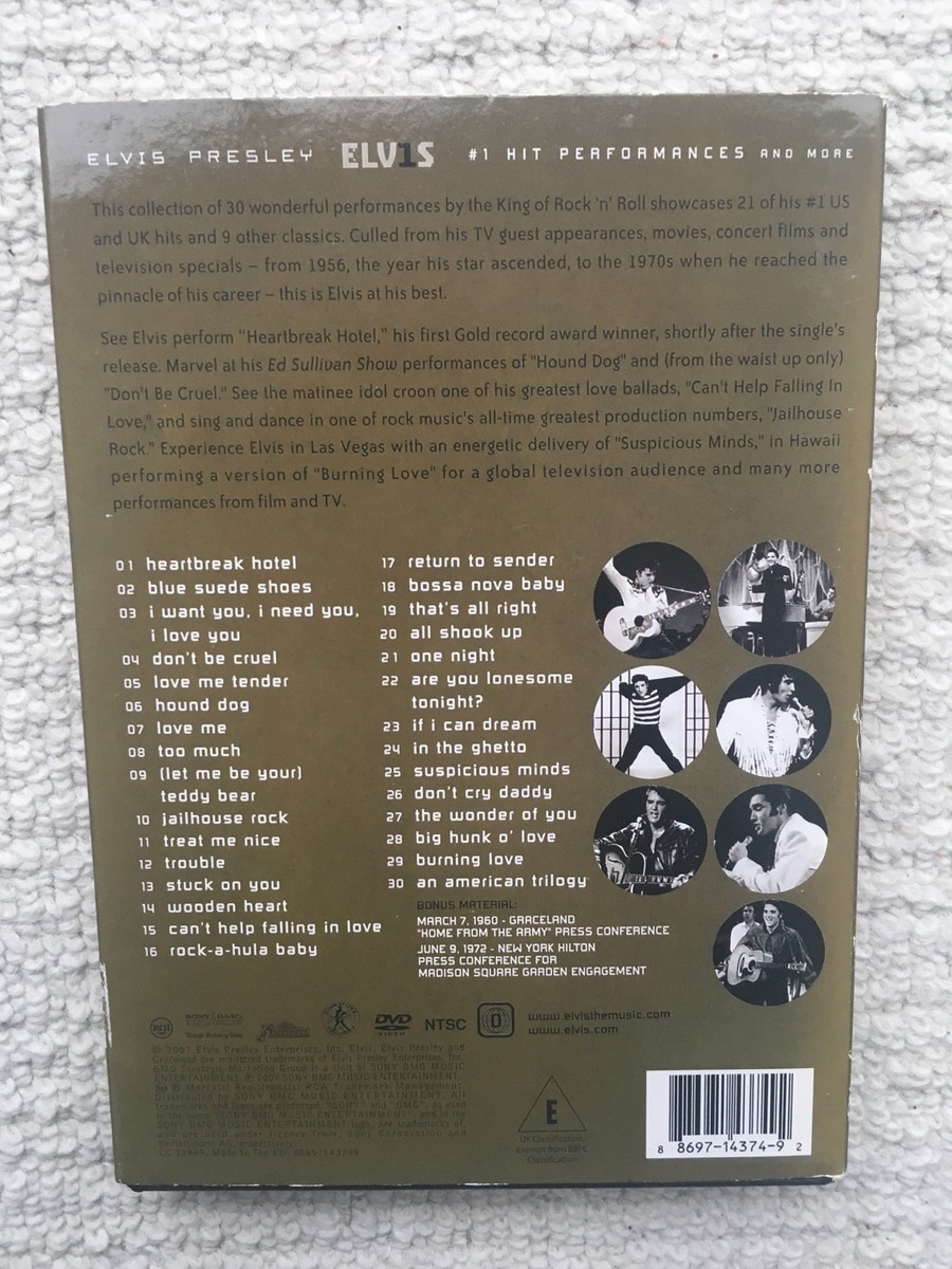 Elvis Presley ‎– ELV1S - #1 Hits Performances And More | eBay