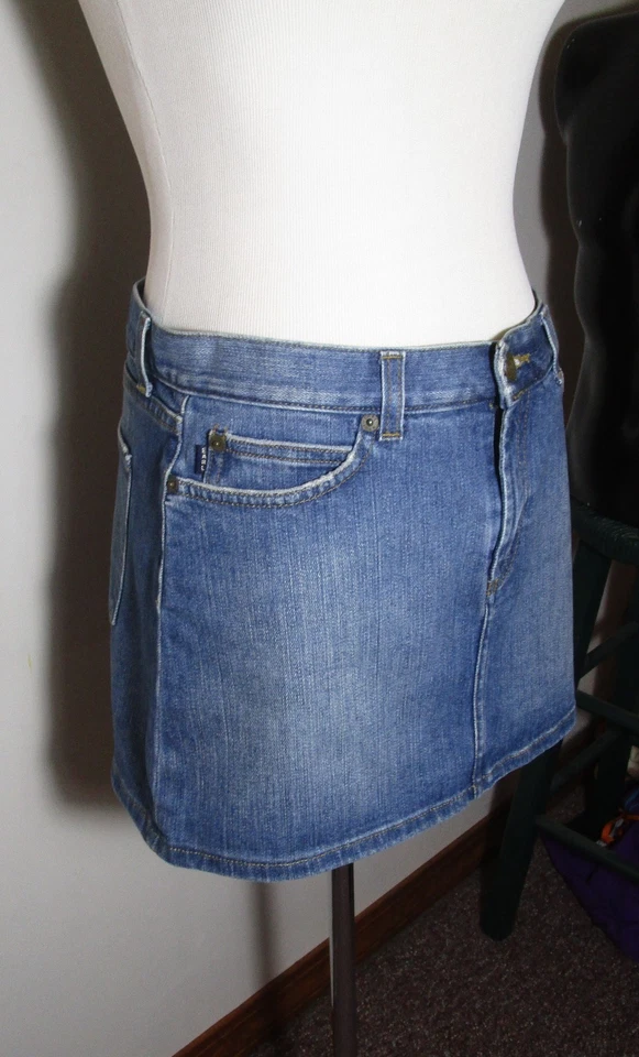 Mini falda vaquera azul EARL JEAN talla M Foto 2 de 4