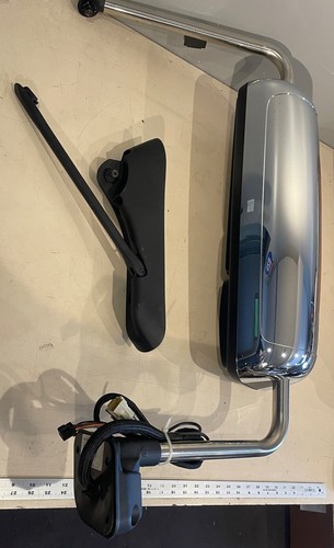 INTERNATIONAL NAVISTAR 3618472C94 PROSTAR LONESTAR LH DRIVER MIRROR ASSEMBLY - Picture 3 of 6
