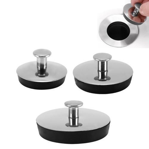 Universal Bath Plug Caps Drain Plug Easy to Use Handle Bath Tub Drain Stopper - Picture 2 of 11