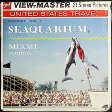 Seaquarium Miami Florida 3d View-Master 3 Reel Packet NEW SEALED