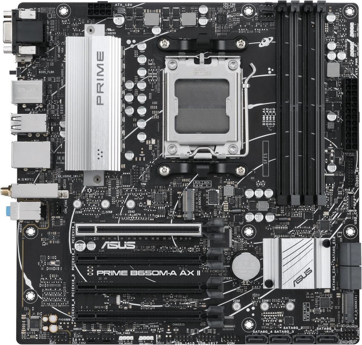 ASUS PRIME B650M-A AX II AMD AM5 MicroATX Desktop Motherboard | eBay