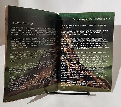 Legend of Zelda Ocarina of Time Authentic SPANISH Manual De -  Denmark