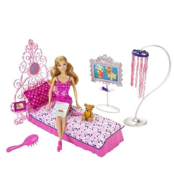 Barbie Glam Bedroom Furniture And Doll Set Diy Projects