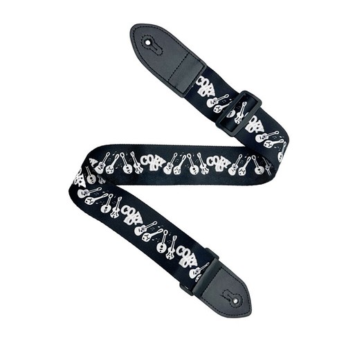 Leather End Adjustable Heavy Duty Guitar Strap For Electric Acoustic Bass Guitar - Picture 35 of 42