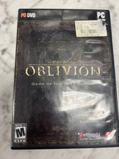 Elder Scrolls IV: Oblivion -- Game of the Year Edition PC, 2007 CIB with Map