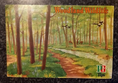P G Tips Picture Cards. Woodland  Wildlife .complete set in  official album
