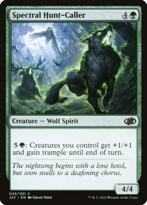 Spectral Hunt-Caller MTG Jumpstart 2022 Common NM x4 - Magic Card Anime