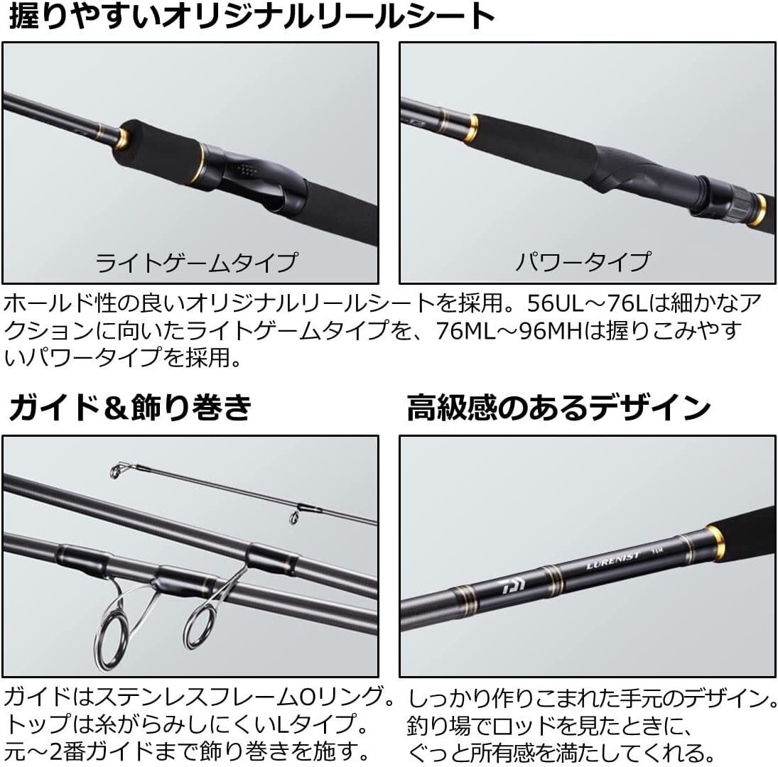 Daiwa 18 LURENIST 86ML Eging Spinning rod 2 pieces From
