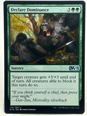 Declare Dominance NM* Core Set 2019 M19 ENGLISH 175/280 mtg -UnltdCards