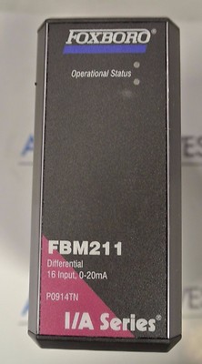 Invensys FOXBORO FBM211 - DIFFERENTIAL 16 Input 0-20 ma - P0914TN