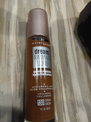 Maybelline New York Dream Radiant  Hydrating  Collagen Liquid Foundation New!