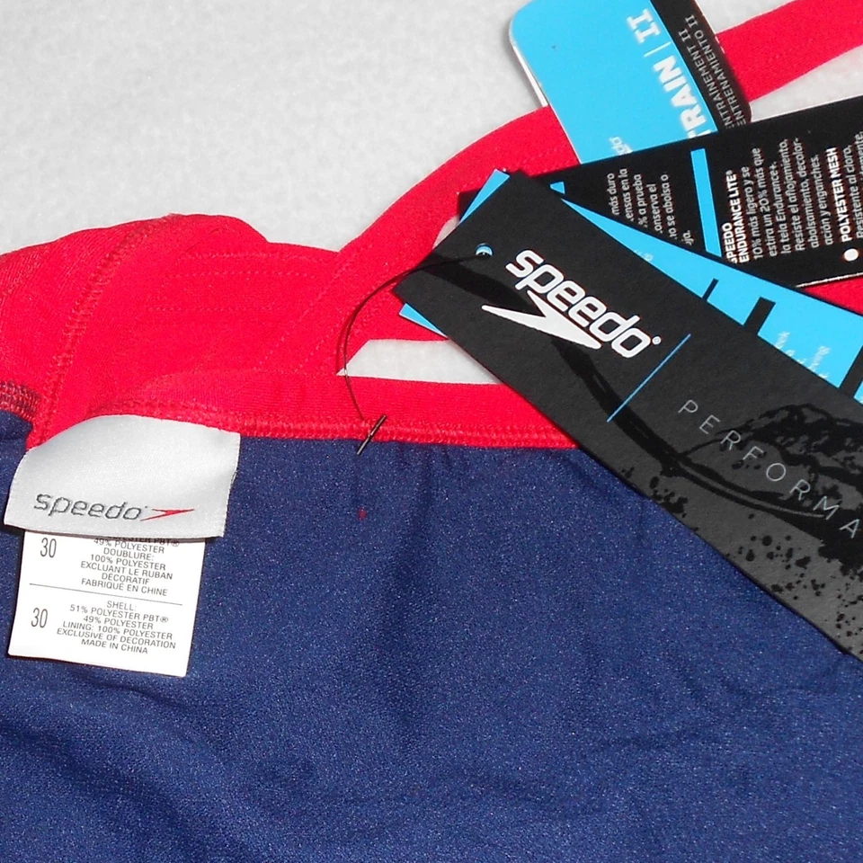 Traje de baño para mujer talla 12 nuevo con etiquetas traje de baño rojo 781101 Speedo protector de natación EU 38 Foto 3 de 4