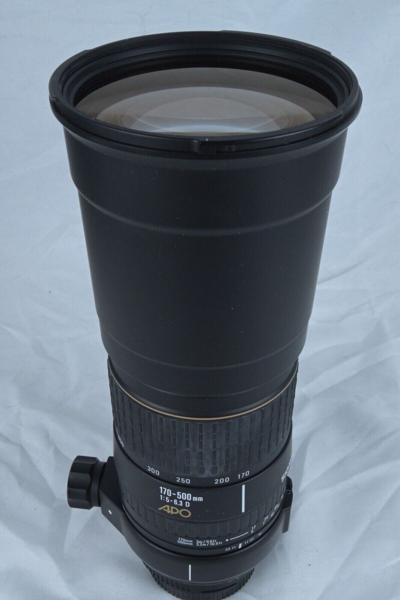 Sigma 170-500mm f/5-6.3 EX APO Telephoto Zoom Camera Lens Sigma 170-500mm f/5-6.3 EX APO Telephoto Zoom Camera Lens