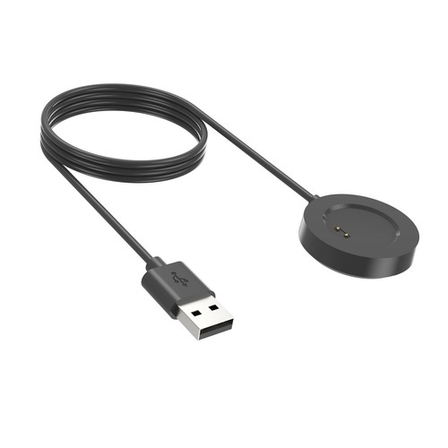 USB 2.0 Kabel 100 cm Ladestation für Realme Watch 3 Pro Smartwach in Schwarz - Zdjęcie 6 z 12