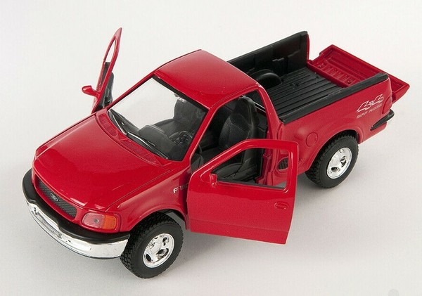 Blitz Versand Ford F-150 Regular Pick Up 1998 Rot Red Welly Modell Auto 1:24 Neu-image