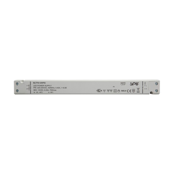 Self Electronics SLT75-12VFG 12.0 V/DC/0-6.25 A 75 W IP20-image