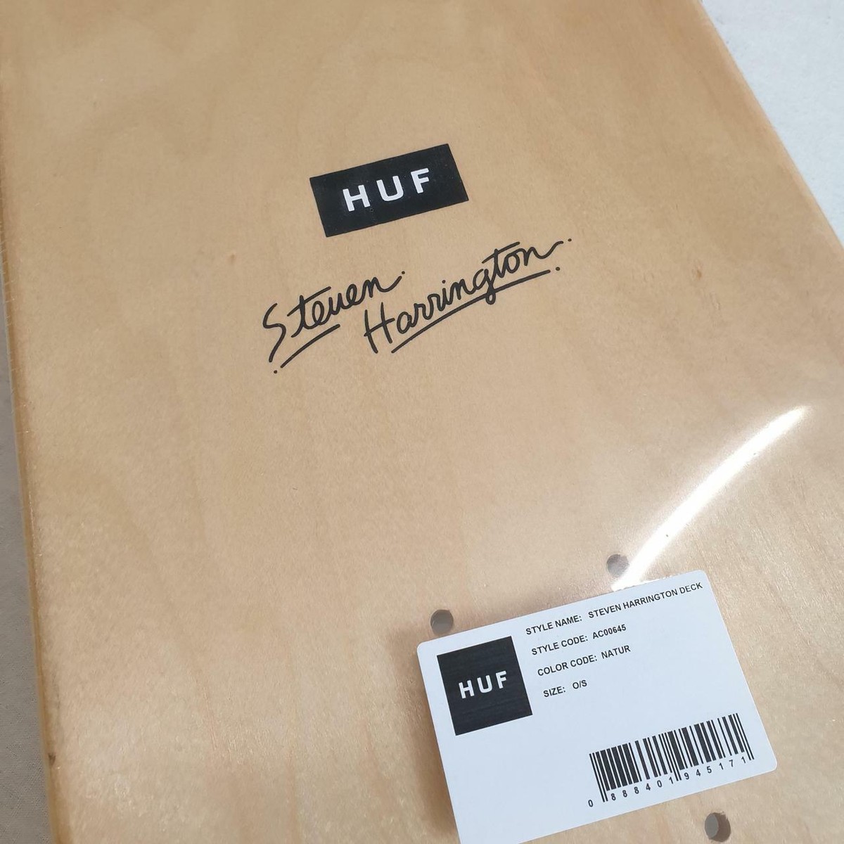 新品未開封 HUF X STEVEN HARRINGTON DECK NEW HUF X Steven Harrington 8.25