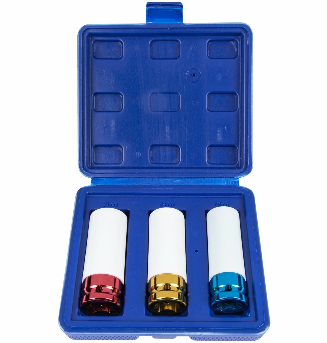 Presa Dado Ruota In Lega Metrica A Doppio Impatto Profondo 17 Mm Parete - Foto 3