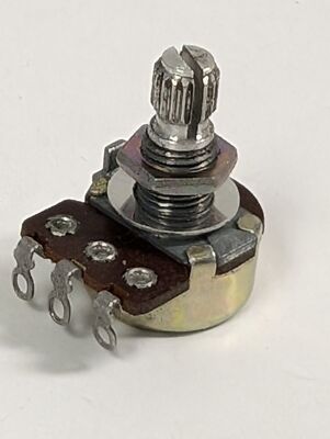 1 MEG OHM MINIATURE AUDIO TAPER POTENTIOMETER