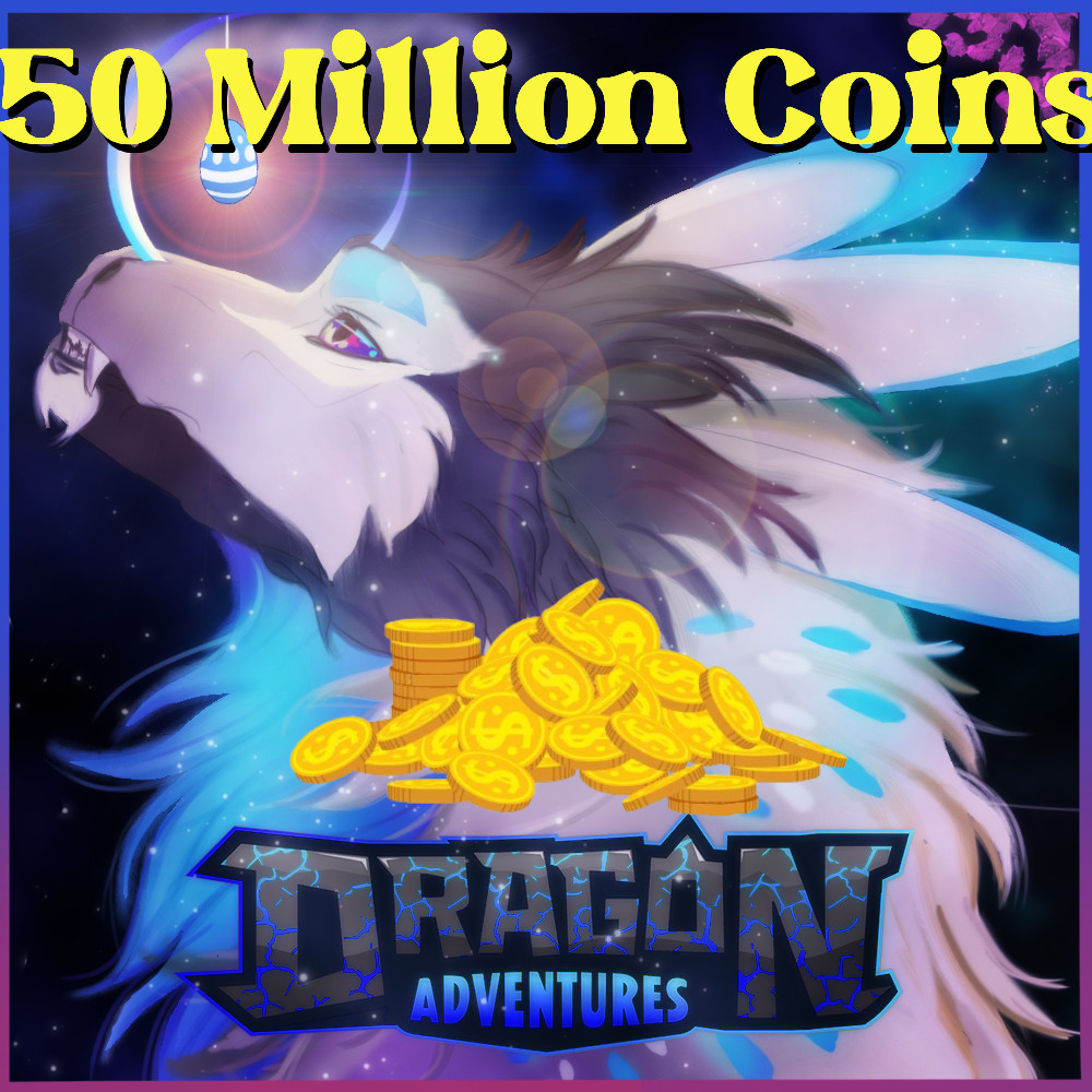 [ EN LÍNEA] 50 Millones de Monedas Dragon Adventures 50M Monedas [DA] ⚡Envío Rápido ⚡