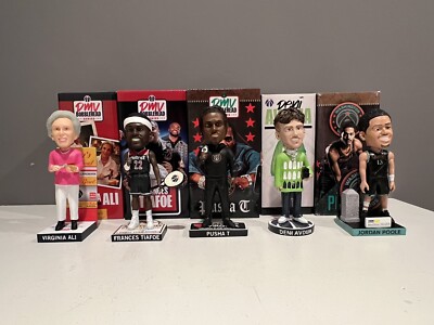 Washington Wizards Jordan Poole Deni Avdija Pusha Tiafoe DMV Bobbleheads 2024