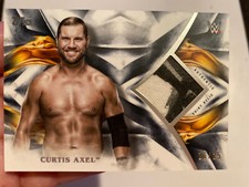 CURTIS AXEL 16/25 RELIC CARD 2019 Topps Undisputed wrestling