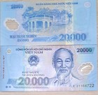 Vietnam Dong 20,000 Dong Uncirculated Note