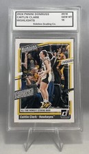 Caitlin Clark Graded Gem Mint 10 2024 Panini Donruss All Time Women's Record