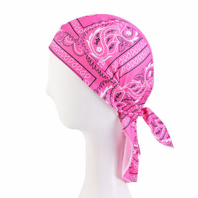 Bandana Americana Durag Hip Hop Touca Waves Dureg Rosa(Cetim), Lenço  Feminino Gathertop Nunca Usado 54819740