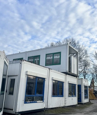 Bürocontainer Wohncontainer Bauwagen Mobilheim Modulhaus Verkaufscontainer - Bild 1 von 4
