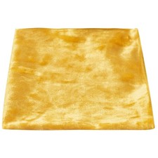 Luxury Gold Crushed Velvet Pocket Square Handkerchief