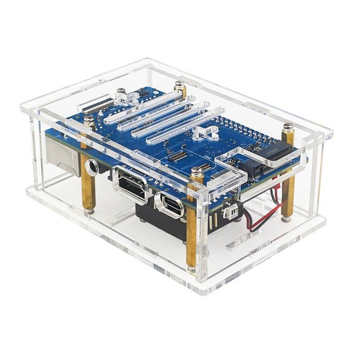 4A Acryl-Gehäuse für Banana Pi 4A für 4A mit Lüfter U3Q1 - Afbeelding 4 van 5