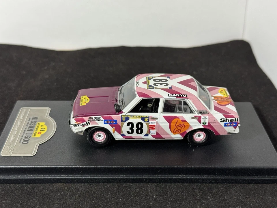 NISSAN 1600 SSS #38 A.TAIETH-S.KING EAST AFRICAN SAFARI Transkit 1:43 - Immagine 2 di 4