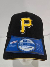 Pittsburgh Pirates New Era 59fifty Fitted hat cap Black Stretch Fit S/M NWT