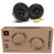JBL Shock Wave 4T SPKSW4TRU 4" aluminum bullet horn super tweeter pair