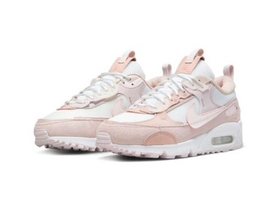 Nike Air Max 90 Futura Barely Rose Womens Sneakers Size US Cushioned Sole 